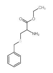 ethyl 2-amino-3-benzylsulfanyl-propanoate结构式
