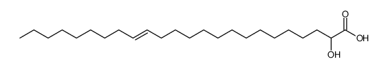 2-hydroxy-tetracos-15-enoic acid结构式