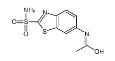 N-(2-sulfamoyl-1,3-benzothiazol-6-yl)acetamide Structure