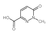 1-methyl-6-oxo-1,6-dihydropyridazine-3-carboxylic acid Structure