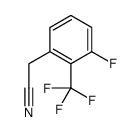 [3-Fluoro-2-(trifluoromethyl)phenyl]acetonitrile Structure
