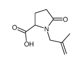 1-(2-methyl-2-propen-1-yl)-5-oxoproline Structure