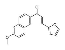 3-(furan-2-yl)-1-(6-methoxynaphthalen-2-yl)prop-2-en-1-one结构式