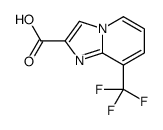 IMidazo[1,2-a]pyridine-2-carboxylic acid, 8-(trifluoromethyl)- Structure