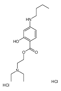 2-(diethylamino)ethyl 4-(butylamino)-2-hydroxybenzoate,dihydrochloride结构式