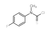 N-(4-氟苯基)-N-甲基硫代氨基甲酰氯结构式