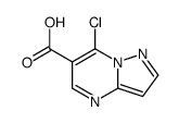 7-chloropyrazolo[1,5-a]pyrimidine-6-carboxylic acid Structure