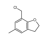7-chloromethyl-5-methyl-2,3-dihydro-benzofuran结构式
