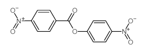 Benzoic acid, 4-nitro-,4-nitrophenyl ester结构式