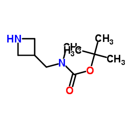 N-(3-氮杂啶甲基)-n-甲基-氨基甲酸1,1-二甲基乙酯结构式