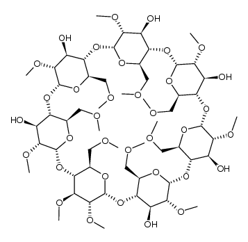 hexakis(2,6-di-O-methyl)-(2,3,6-tri-O-methyl)-βCD结构式