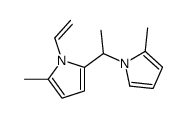 1-ethenyl-2-methyl-5-[1-(2-methylpyrrol-1-yl)ethyl]pyrrole Structure