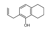 2-prop-2-enyl-5,6,7,8-tetrahydronaphthalen-1-ol结构式