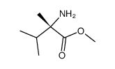 L-Isovaline, 3-methyl-, methyl ester (9CI) Structure