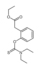 [2-二乙基氨基硫代羧基)]乙酸乙酯结构式