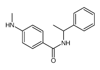 4-(methylamino)-N-(1-phenylethyl)benzamide结构式