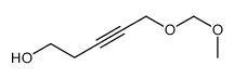 5-(methoxymethoxy)pent-3-yn-1-ol Structure