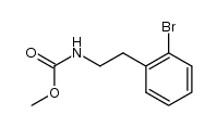methyl 2-(2-bromophenyl)ethylcarbamate结构式