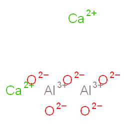 Aluminum calcium oxide structure