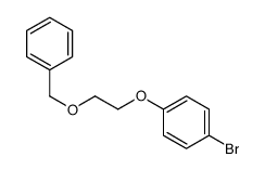 1-bromo-4-(2-phenylmethoxyethoxy)benzene Structure