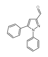 1,5-二苯基-1H-吡唑-3-甲醛结构式