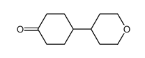 4-(tetrahydro-2H-pyran-4-yl)cyclohexanone Structure