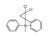 (2,2-dichloro-1-phenylcyclopropyl)-dimethyl-phenylsilane Structure