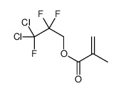 (3,3-dichloro-2,2,3-trifluoropropyl) 2-methylprop-2-enoate Structure