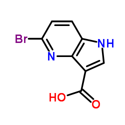 5-Bromo-1H-pyrrolo[3,2-b]pyridine-3-carboxylic acid picture