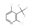 2,4-二氯-3-(三氟甲基)吡啶结构式