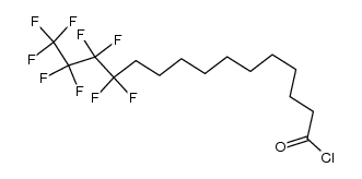 11-perfluorobutylundecanoic acid chloride Structure
