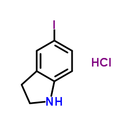5-Iodoindoline hydrochloride (1:1) Structure