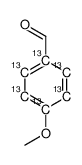 4-Anisaldehyde-13C6 Structure