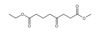 6-carboethoxy-1-carbomethoxy-3-hexanone Structure