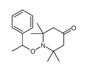 2,2,6,6-tetramethyl-1-(1-phenylethoxy)piperidin-4-one Structure