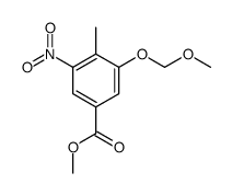 methyl 3-(methoxymethoxy)-4-methyl-5-nitrobenzoate Structure