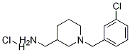 1-(3-氯-苄基)-哌啶-3-基]-甲基-胺盐酸盐结构式
