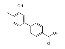 4-(3-hydroxy-4-methylphenyl)benzoic acid Structure