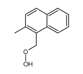 1-(hydroperoxymethyl)-2-methylnaphthalene结构式