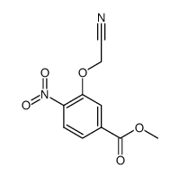 methyl 3-(cyanomethoxy)-4-nitrobenzoate Structure