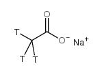 acetic acid, sodium salt, [3h] structure