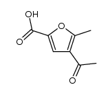 4-acetyl-5-methyl-furan-2-carboxylic acid Structure