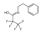 2,2,3,3,3-Pentafluoro-N-phenethylpropionamide结构式