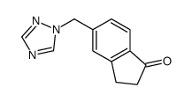 5-(1,2,4-triazol-1-ylmethyl)-2,3-dihydroinden-1-one结构式