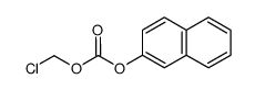 chloromethyl naphthalen-2-yl carbonate Structure