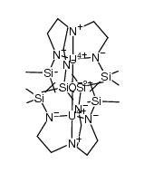 [(U(N(CH2CH2NSiMe3)3))2(μ-O)] Structure