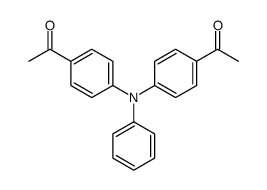 1,1'-((phenylazanediyl)bis(4,1-phenylene))diethanone Structure