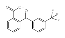 2-(3-三氟甲基苯甲酰基)-苯甲酸结构式