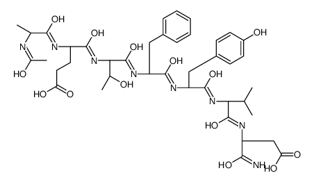 Ac-Ala-Glu-Thr-Phe-Tyr-Val-Asp-NH2结构式