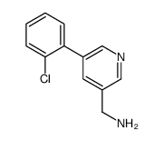 [5-(2-chlorophenyl)pyridin-3-yl]methanamine Structure